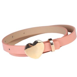 New arrival heart candy color women's strap fashion all-match sweet patent leather belt