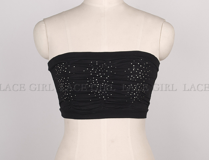 New arrival high elastic rhinestone tube top tube top basic tube top