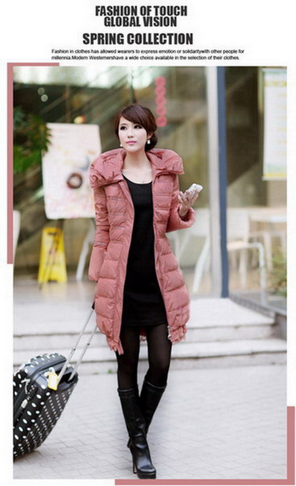 New arrival  Hot ! Hot! Fashion Korean Style slim lace women down jacket/warm coat /lady down jacket Free shipping by EMS