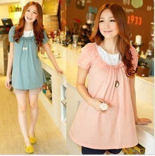 New arrival hot-selling maternity clothing autumn maternity cotton t-shirt loose maternity top