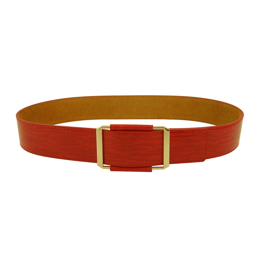 New arrival luxury serpentine pattern japanned leather patent leather women's belt decoration strap cummerbund
