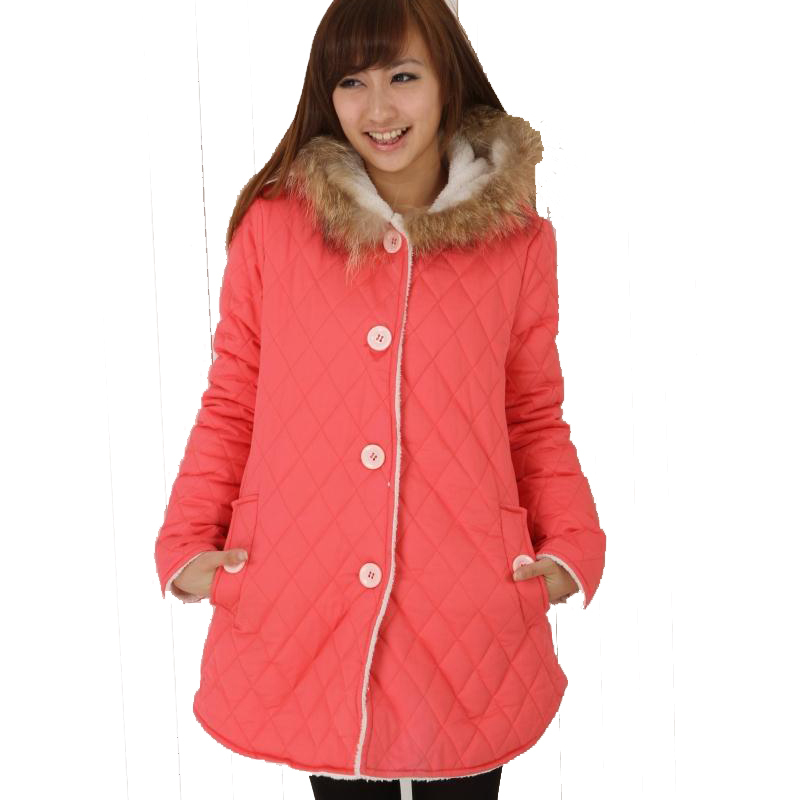 New arrival maternity clothing autumn and winter maternity outerwear thickening cotton pressure maternity top thermal wadded