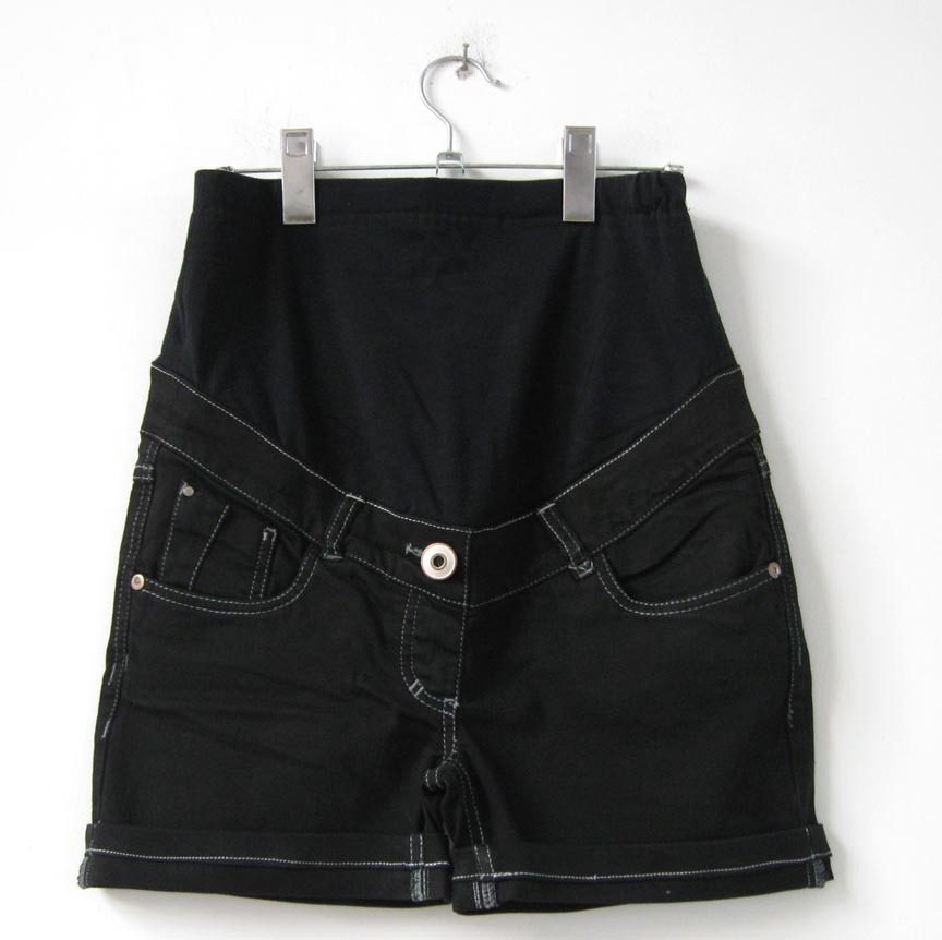 new arrival maternity shorts maternity shorts black fashion jean 2