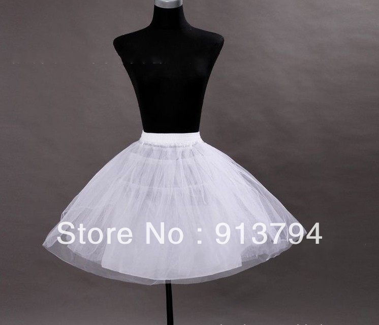 New Arrival Mini Short Underskirt For Flower Girl Dress / Cocktail Dress No Hoop PT-12 Dress Petticoat