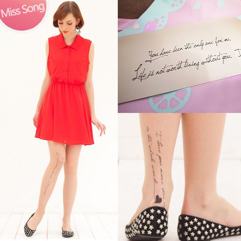 NEW ARRIVAL NEW ARRIVAL   stockings ultra-thin pattern personality pantyhose Charming figure trust's first choice