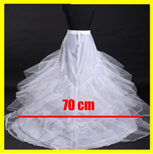 New Arrival Newest Style White Petticoat Wedding Gown Crinoline Skirt Slip Exquisite Bridal Trumpet/Mermaid Ladies Petticoats