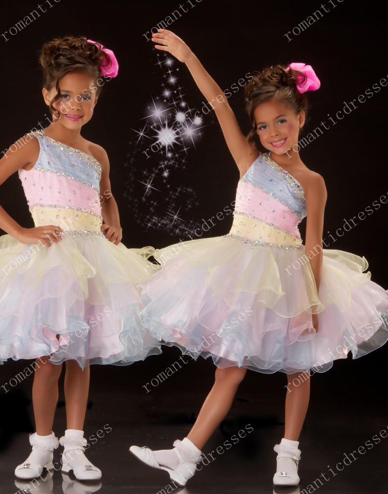 New Arrival  Pageant Custom Made Ball Gown Holiday Dress Princess Flower Girl Dresses Party Dresses