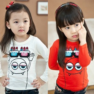 New Arrival Party Long Sleeves Shirts Tees Tops with Ghost  Face Hands Up For Baby Kids Girls  Wholesale 1 Pack 5 Pieces