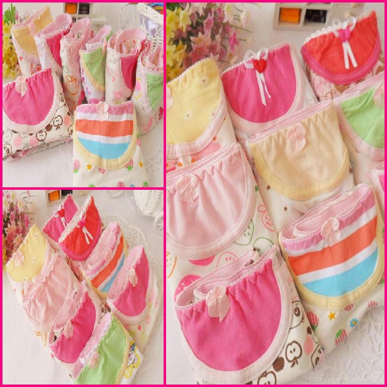 New arrival Patchwork semicircle printing princess underwear women's cute sexy briefs mix color