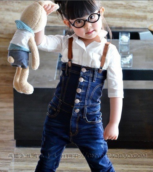 new arrival, promotion,hot .Free shipping 2012 wholesale 5pcs/lot new children overalls cheap kids jeans overall
