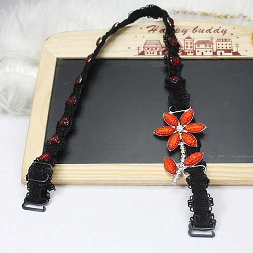 New arrival rhinestone gem love lace halter-neck paragraph underwear belt underwear shoulder strap pectoral girdle