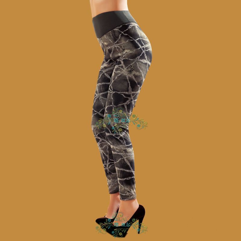 New arrival series high waist body shaping warm pants abdomen drawing butt-lifting pants warm pants