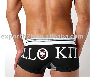 new arrival sexy men's underwear men's cute wear (black color)---free shipping