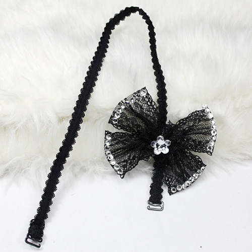 New arrival sparkling diamond princess cutout lace bow halter-neck shoulder strap underwear belt pectoral girdle