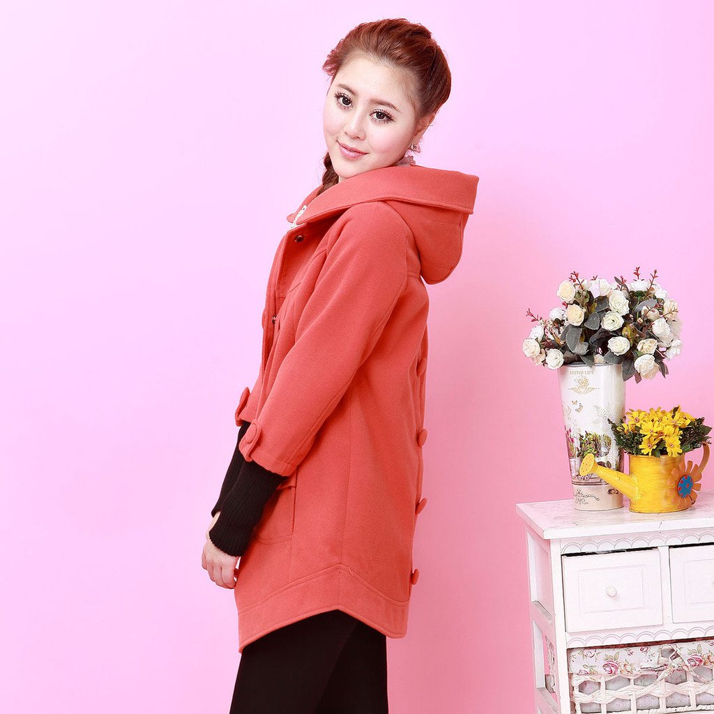 New arrival spring and autumn fashion maternity clothing maternity coat maternity hooded trench