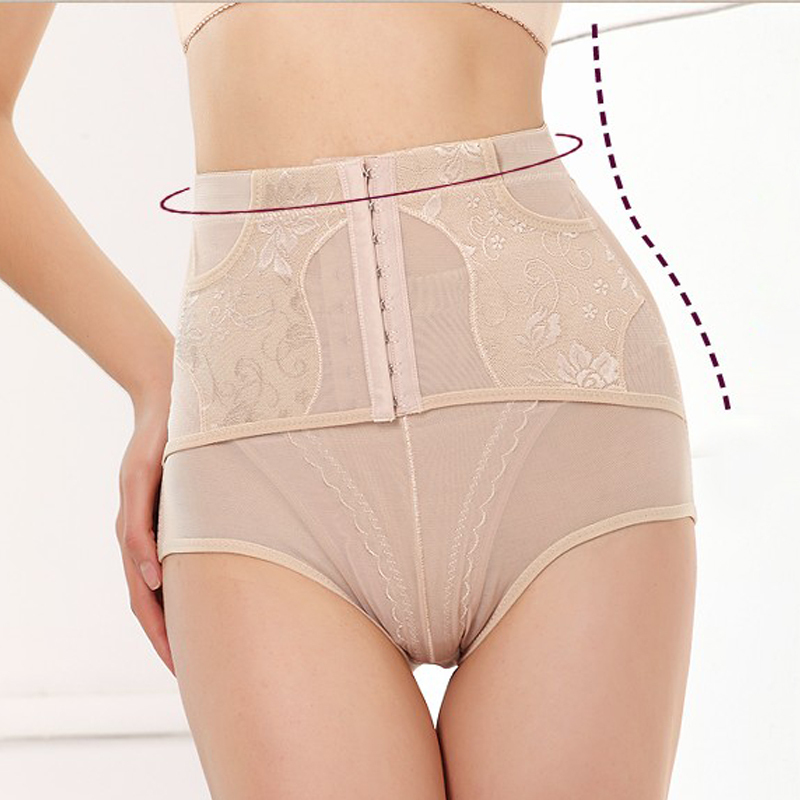 New arrival strap buckle adjustable thin breathable high waist abdomen drawing butt-lifting panties waist pants drawing abdomen
