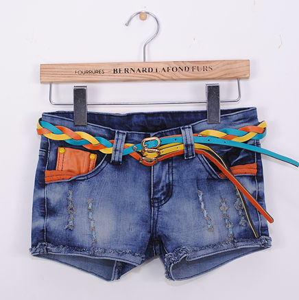 New arrival summer female flash denim shorts brief fashion loose fashion shorts 625