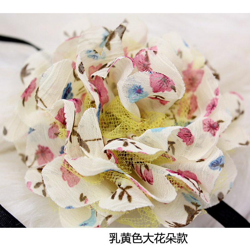New arrival three-dimensional chiffon gauze big flower aesthetic bohemia flowers halter-neck shoulder strap
