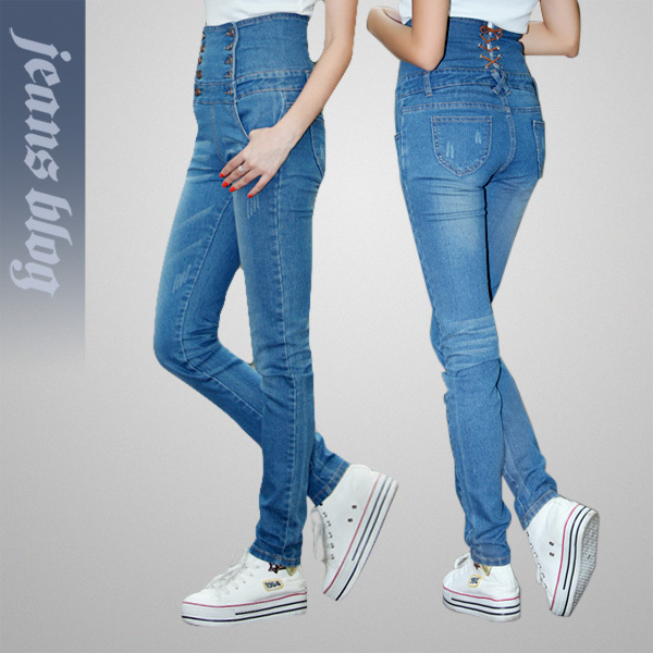 New Arrival Vintage Ladies Short Denim Jeans Simple  Solid Jeans Free Shipping3012