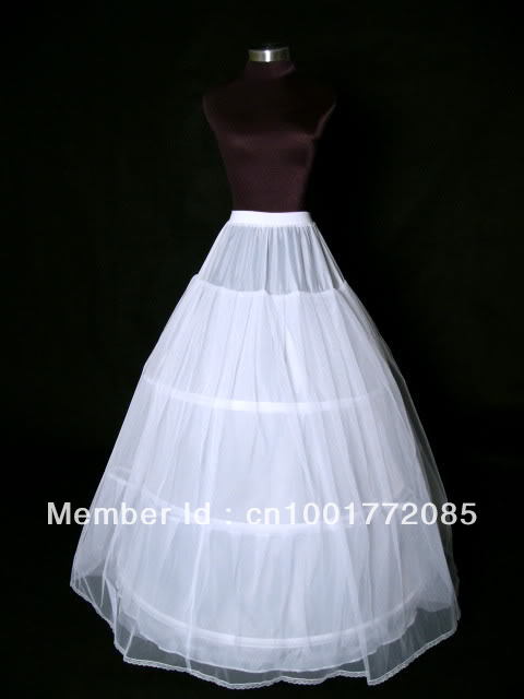 New arrival White Bridal Crinoline Wedding Petticoat Slip Underskirt