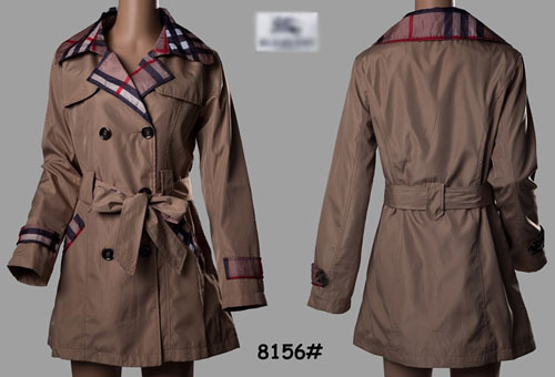 New Arrival Women Fashion Brand Burb Black&Khaki Double Breasted Winter Trench Coat/Outerwear#8156 M-XXLWholesale/Retail