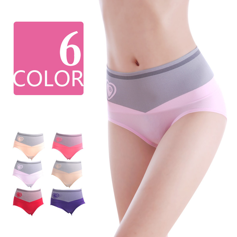 new arrival women's body shaping beauty care panties abdomen drawing butt-lifting sexy love pattern female panties