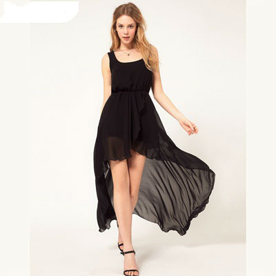 New Arrival women's irregular elegant temperament mop Dress,Lady's Casual Vest Dress,Free Shipping