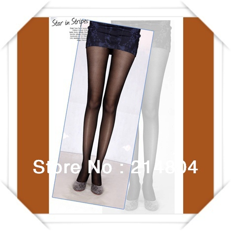 New arrivals  Fashion Plaid Tights Leggings For Women Black Twill Pantyhose one colors CX-001