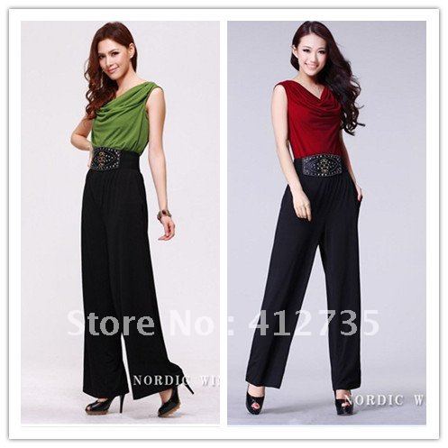 New Arrive Spring/Summer/Autumn Fashion Elastic Jumpsuit/Pure Hand-Beading