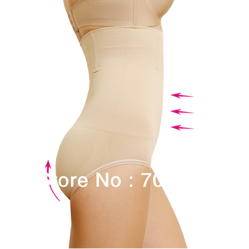 New arrived free shipping Women's high waist control panties seamless slimming & shaping underwear ladies shaper underwear