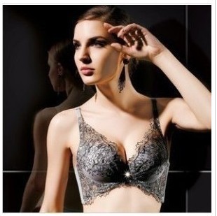 New arrived V style adjustable bra push up embroidery lace bra for sexy women NB-002