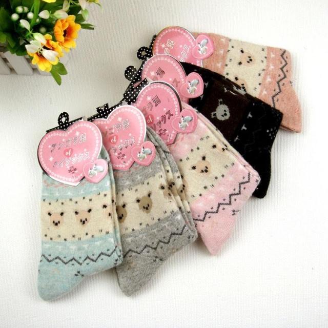 New arrivel!free shipping fashion Rabbit wool short socks ,women warm socks