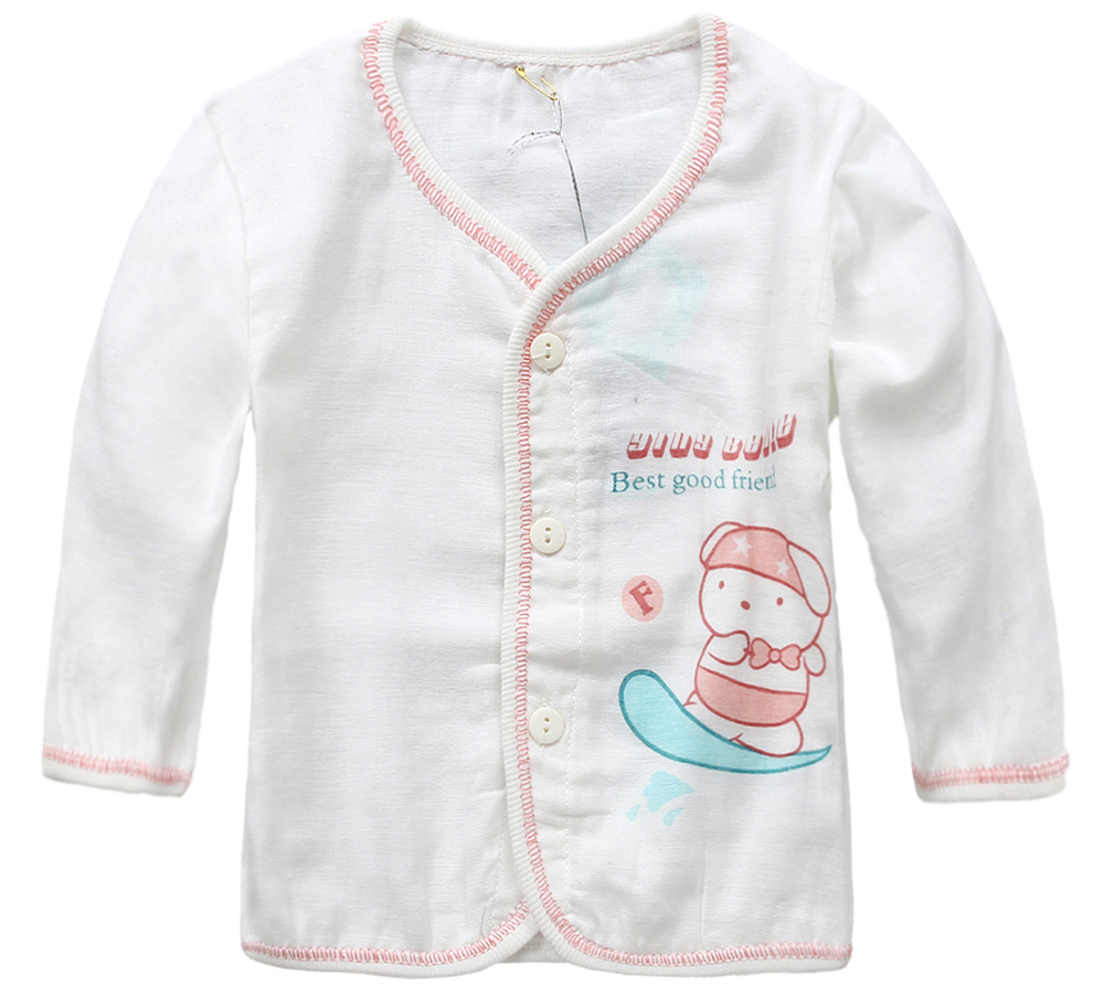 new autumn and winter infant baby clothes at home children cotton long-sleeved pajamas baby bamboo fiber thermal underwear