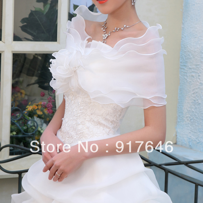 New Beautiful Ivory Faux Fur Stole Wedding Shawls Wraps Shrug Bolero Jacket Bridal Prom