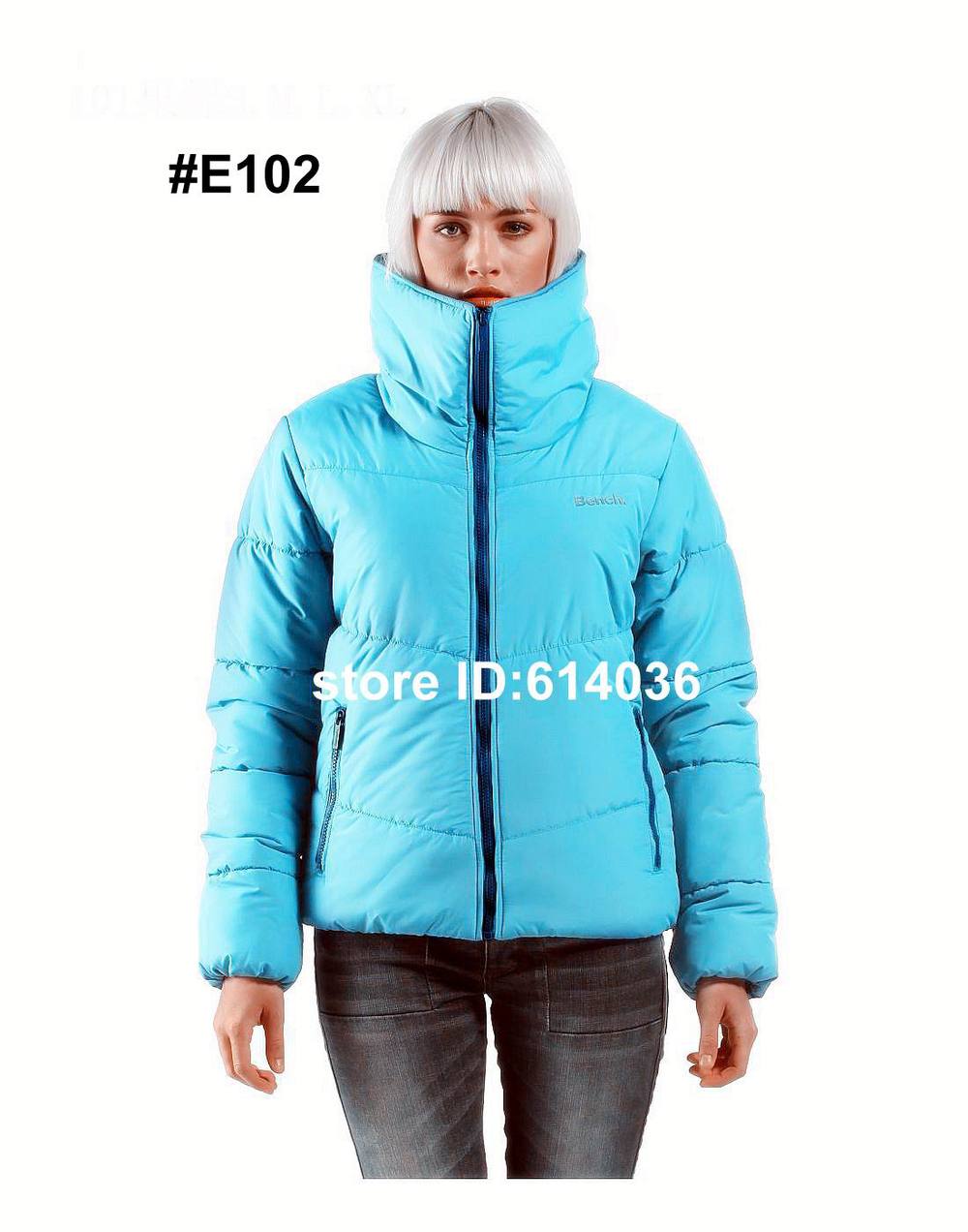 New Brand Design Bench Womens Fashion Sky blue Feather Jacket Down Jacket Down Coat Outer Wear Low Free Shipping Wholsale price
