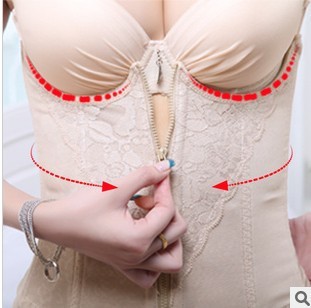New burning fat abdomen in waist support model body underwear waist sealing waist clip model body shapers