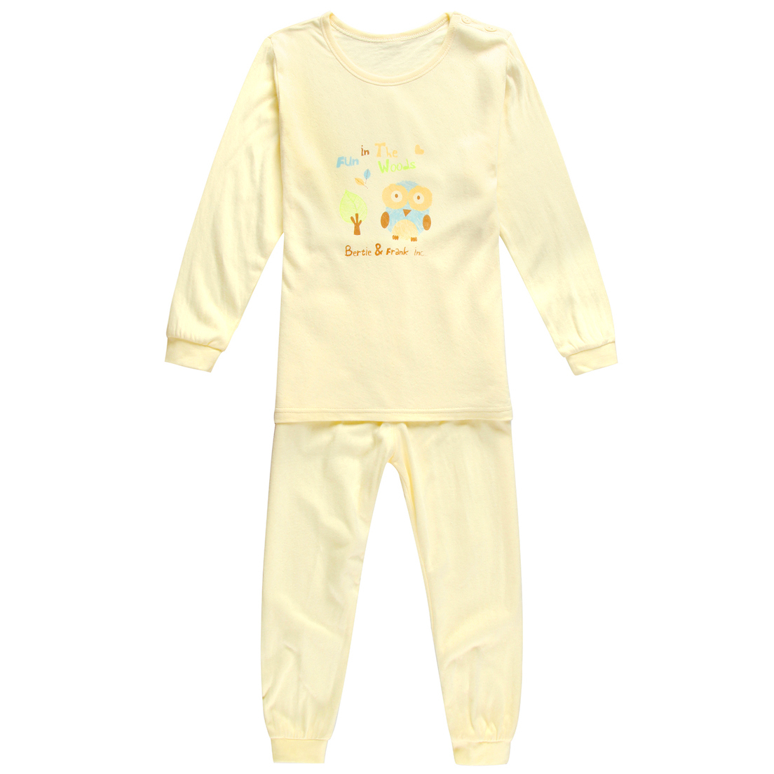 new children's clothing infant baby clothes at home newborn cotton suit children bamboo fiber underwear pajamas