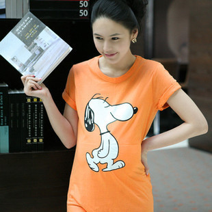 new comfortable woman Maternity clothing summer big head dog maternity short-sleeve top maternity t-shirt