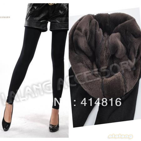 New Design 1 piece/lot Women's Warm Tight Leggings Free Shipping Cotton Blended Black Stocking Silm Stretch Tights 650784