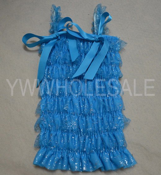 New design baby lace petti top with bows