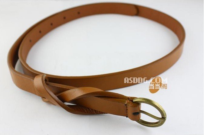 New Fashion Cross Buckle Waistband PU Leather Figure 8 shape Thin Belts, Wholesale,free shipping