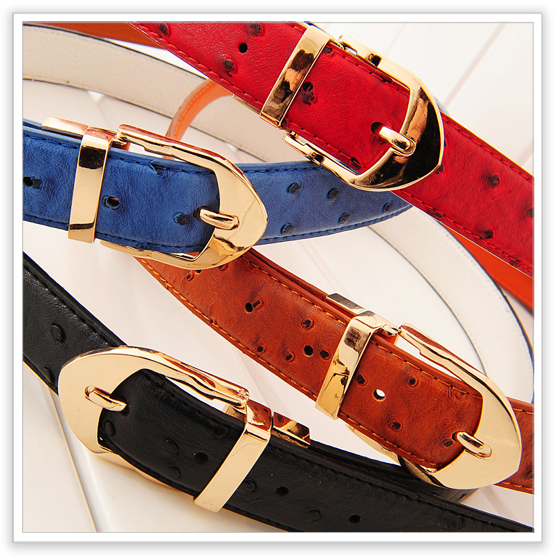 new fashion dot leather belt
