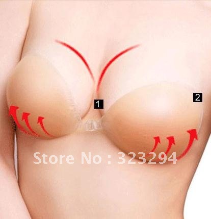 new fashion Free Shipping Wholesale women's Free bra,silicone,invisible,fashion,drop shipping