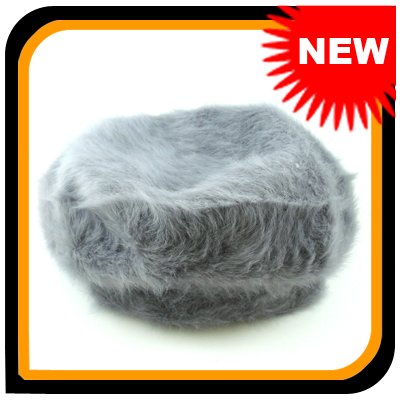 NEW Fashion Genuine Rabbit Fur Ski Winter Beanie Women's Hat Rabbit Fur Hats Gray & FREE SHIPPING