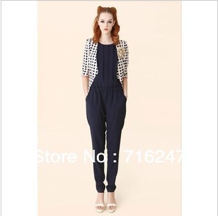 New Fashion  Jumpsuit  For  Women  2013  Spring  And  Summer   Sleeveless  Chiffon Casual   Jumpsuit