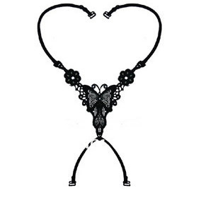 New Fashion Lady Butterfly Replacement Adjustable Bra Straps Underwear invisible shoulder straps shipping with tracking number