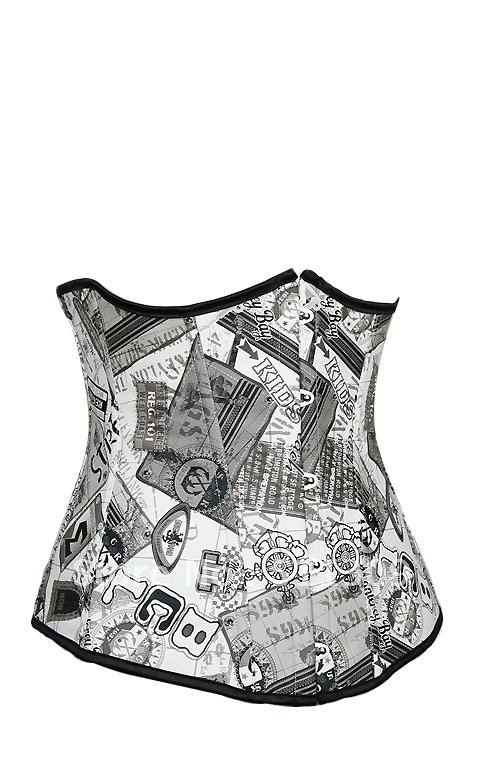 NEW!Fashion Leather Underbust Corset,7342