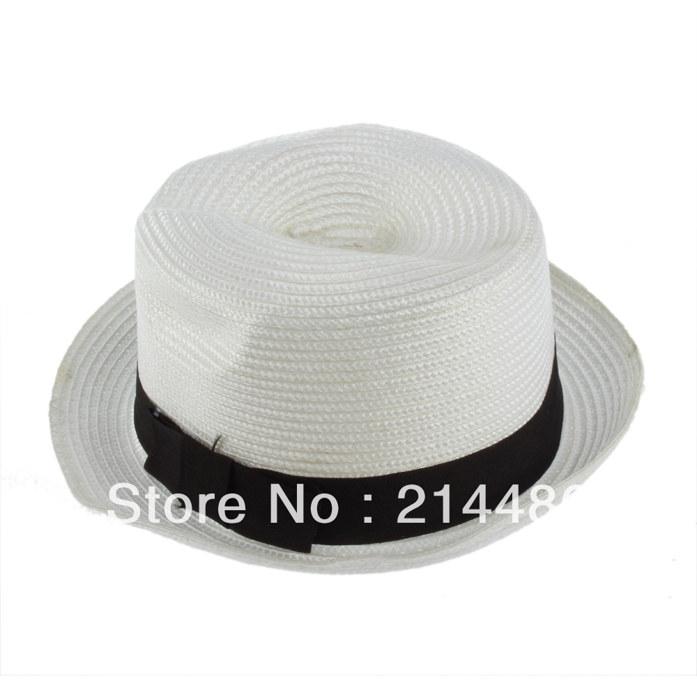 New Fashion Unisex Fedora Trilby Gangster Cap Summer Beach Sun Straw Panama Hat Hot Selling