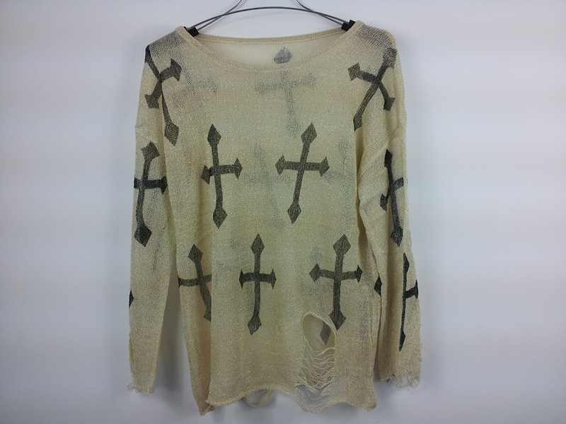 New fashion wildfox sweater cross new arrival loose cross hole sweater sweater freeshipping