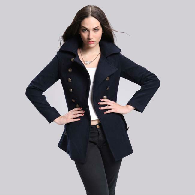 New fashion Women Double Breasted Cashmere Wool Trench Coat Jacket Outwear fashion overcoat,S,M,L,XL,free shipping,JC-W007